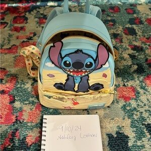 Stitch on the Beach Disney x Loungefly backpack NWOT